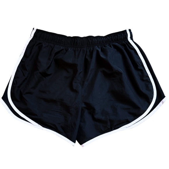 Nike Dri-fit Women's Black and White Athletic Shorts - Picture 4 of 5